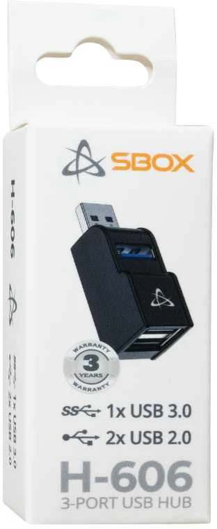 Sbox H-606 USB skirstytuvas mažmeninėje pakuotėje