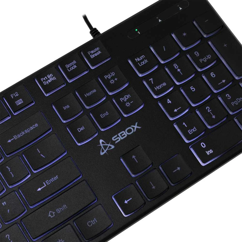 Sbox K-22 Klaviatūra US Juodas