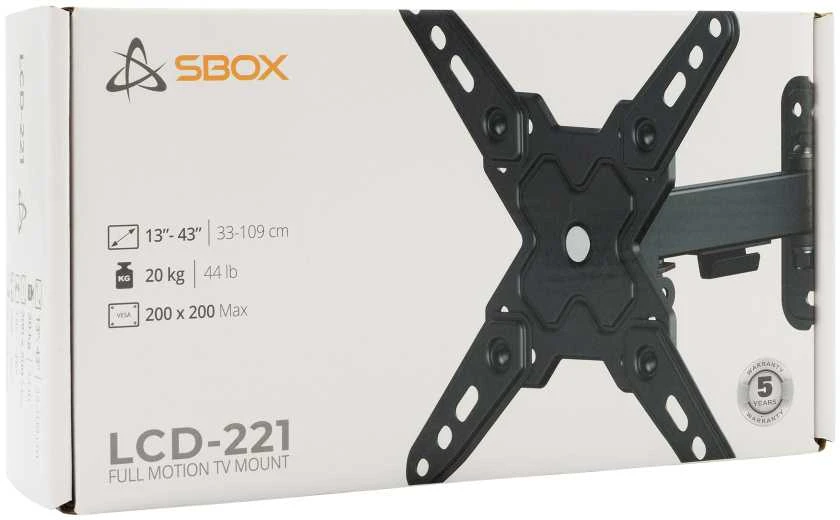 Laikiklis Sbox LCD-221-2 (13-43/20kg/200x200)