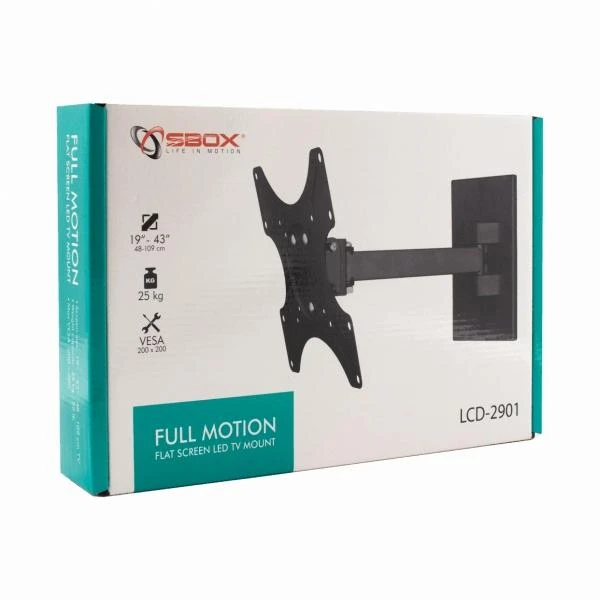 Laikiklis Sbox LCD-2901 (19-43/25kg/200x200)