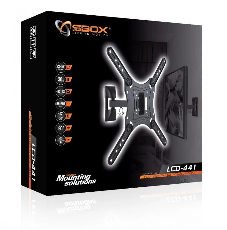 Laikiklis Sbox Full Motion Flat 23"-55