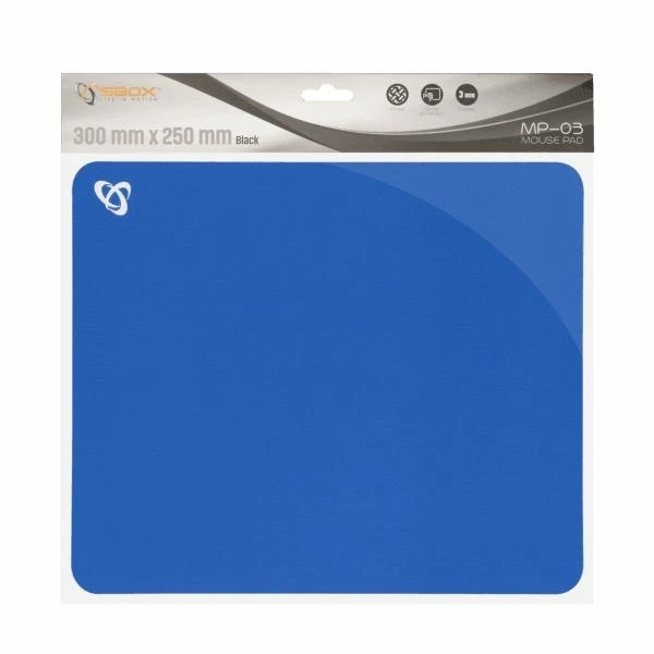 Sbox Technology Sbox MP-03BL Gel pelės kilimėlis mėlynos spalvos