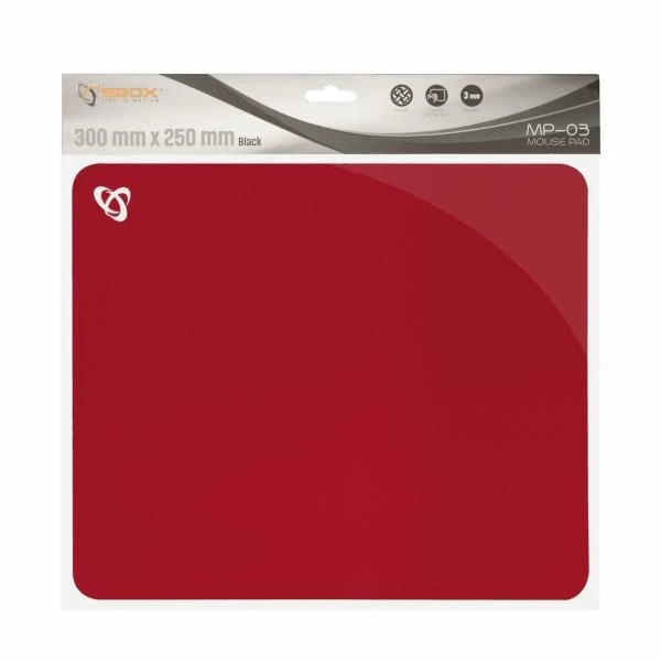 Sbox Technology Sbox MP-03R Gel pelės kilimėlis raudonos spalvos