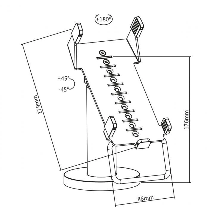 Sbox PTM-03 techninė schema ir išmatavimai
