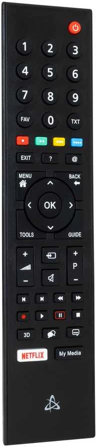 SBOX Remote Control for Grundig TVs, Juodas (RC-01407)