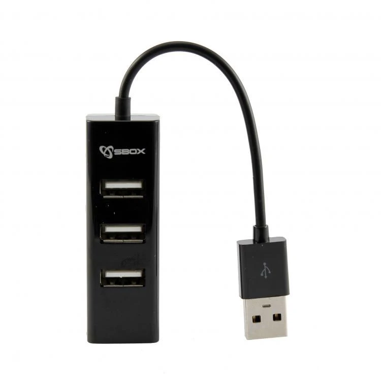 Sbox Technology Sbox H-204 USB 4 Ports HUB Juodas