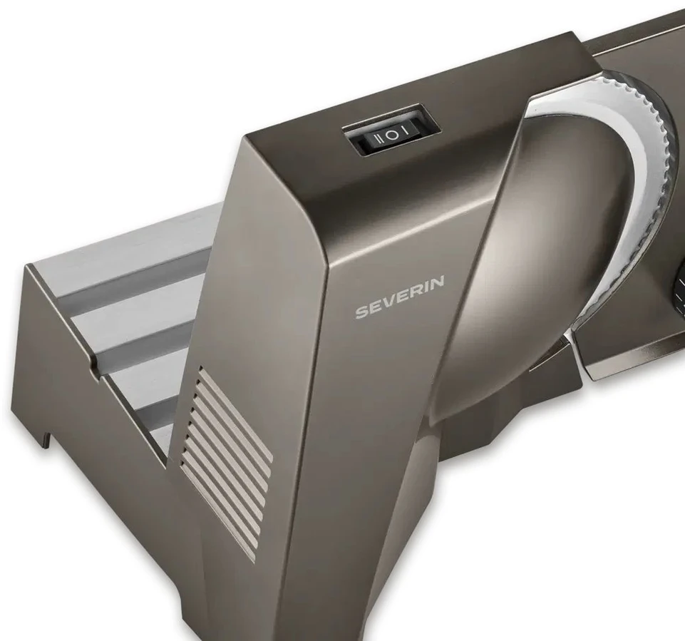 Severin AS 3918 Pjaustyklė elektrinė 2 noże dark inox-aliuminio