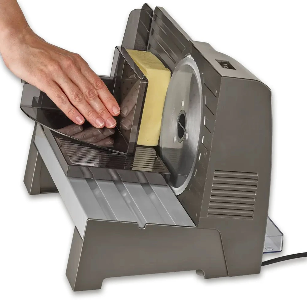 Severin AS 3918 Pjaustyklė elektrinė 2 noże dark inox-aliuminio