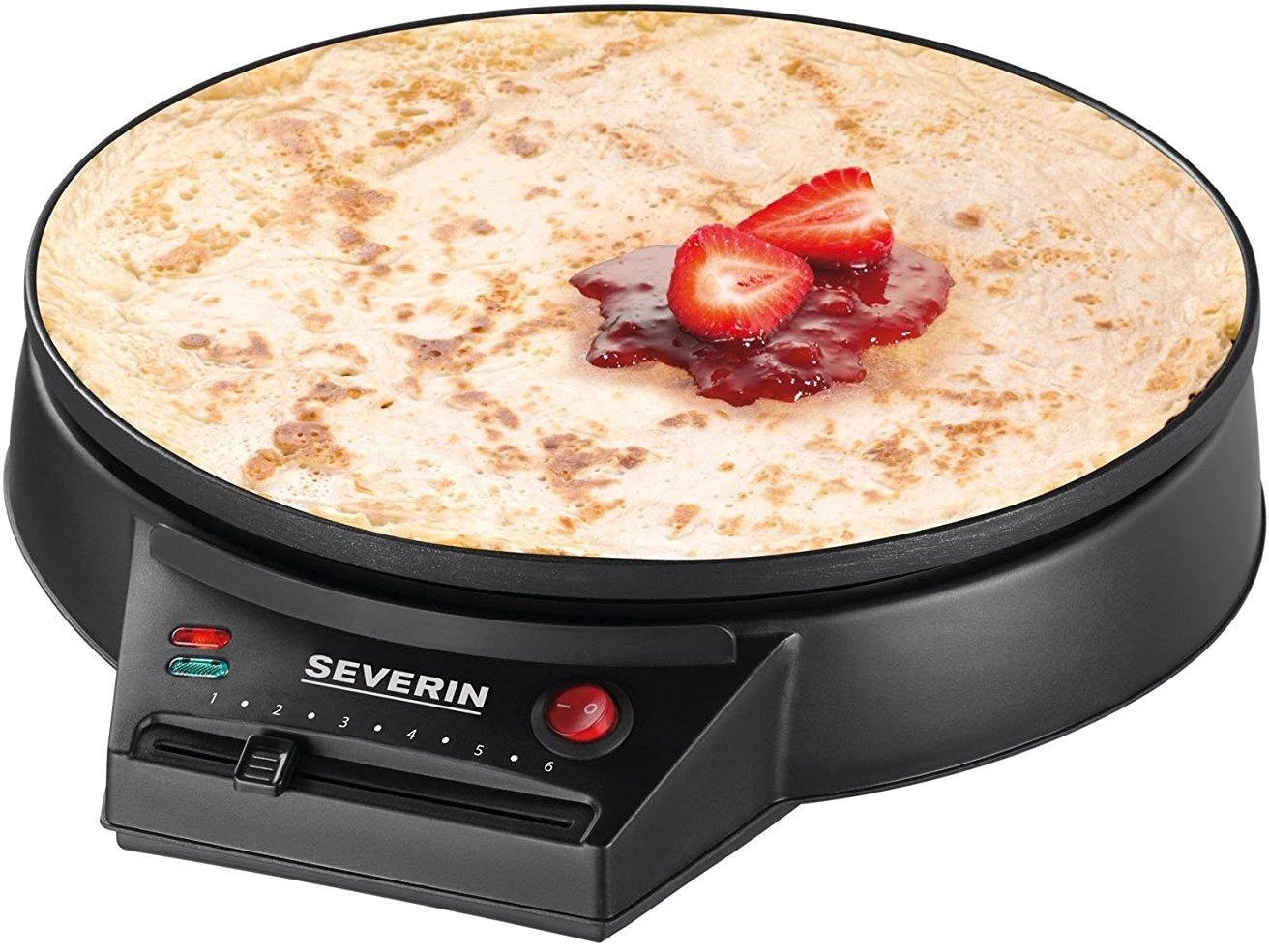 Blynelių keptuvė Severin CM 2198 Crepes Maker Juoda, 1000 W