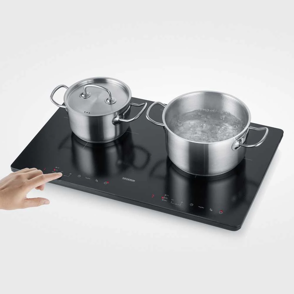 Severin DK 1033 Juodas Countertop 60 cm Zone induction hob 2 zone(s)