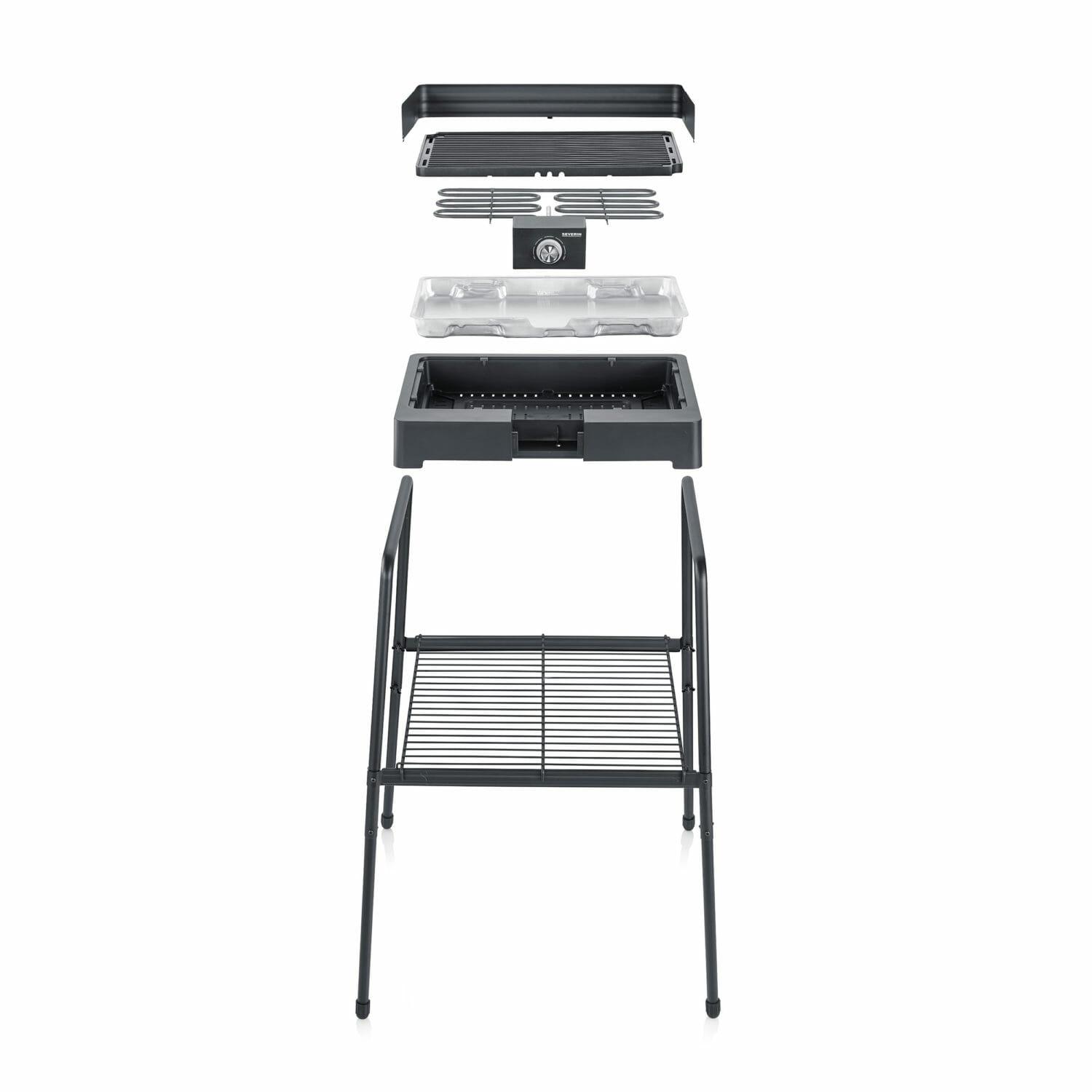 Severin PG8563 Grilis sodo elektrinis 2200 W 44.5 cm x 26 cm