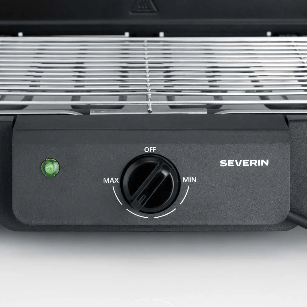Severin SEVERIN PG 8594 Elektrinis grilius BBQ ze stojakiem 2000W ruszt plieno