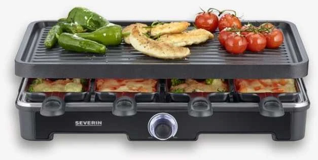 Namų ir Virtuvės Prietaisai - Severin Raclette RG 9670 8 asmenų reguliuojama temperatūra