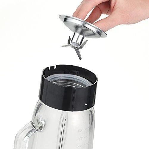 Severin Maišytuvas SM 3734 Juodas/Nerūdijantis plienas, 500 W, Glass, 1 L, Ice crushing, 22000 RPM