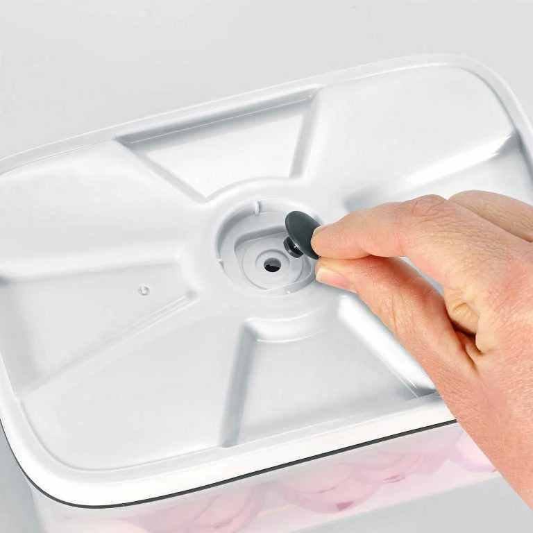 Vakuuminių indų rinkinys Severin ZB 3620, 2 × 0,75 l, skaidrios ir baltos spalvos