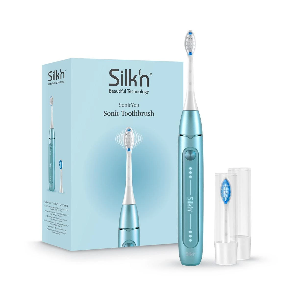 Elektrinis dantų šepetėlis Silk'n SonicYou Light Mėlyna