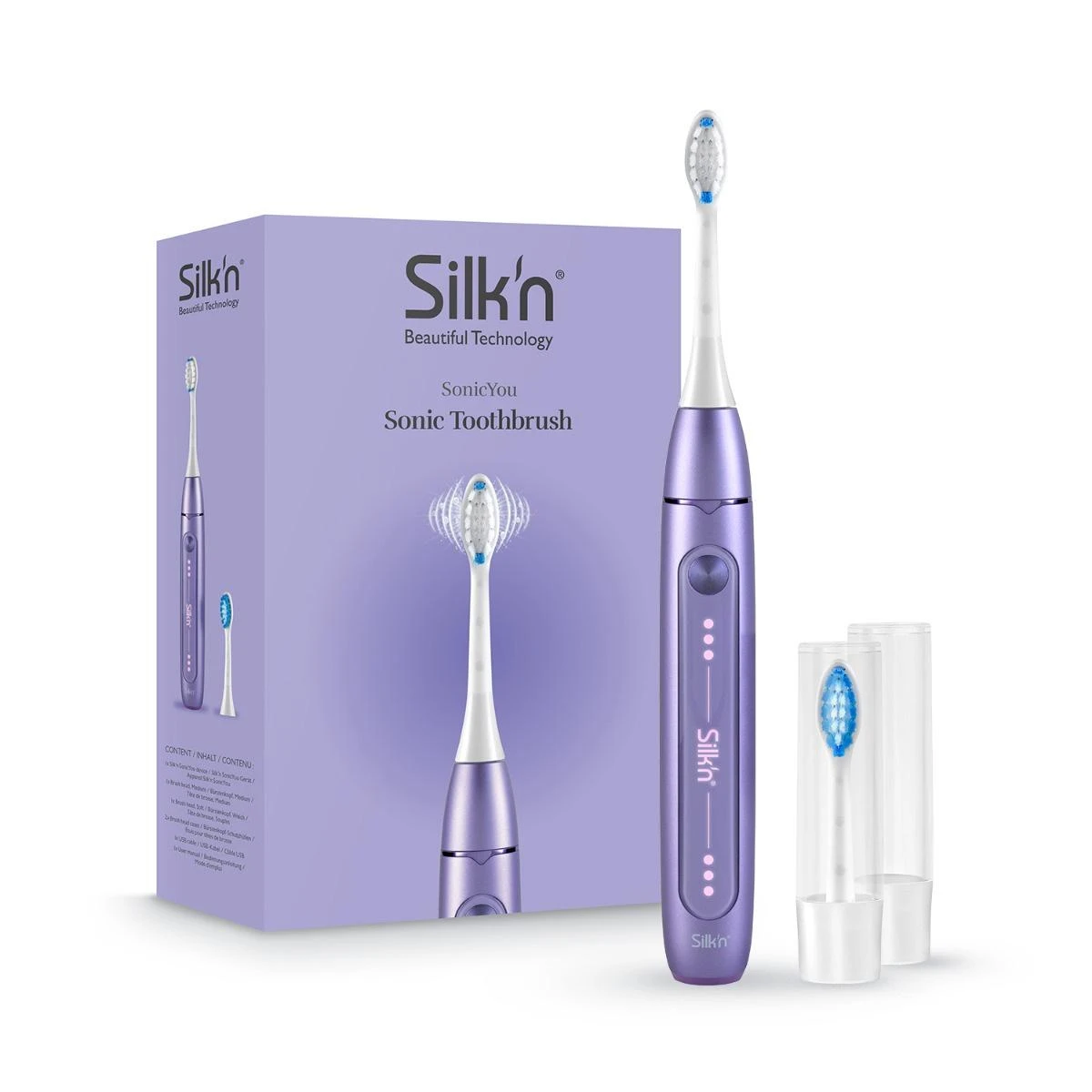 Elektrinis dantų šepetėlis Silk'n SonicYou Violetinė
