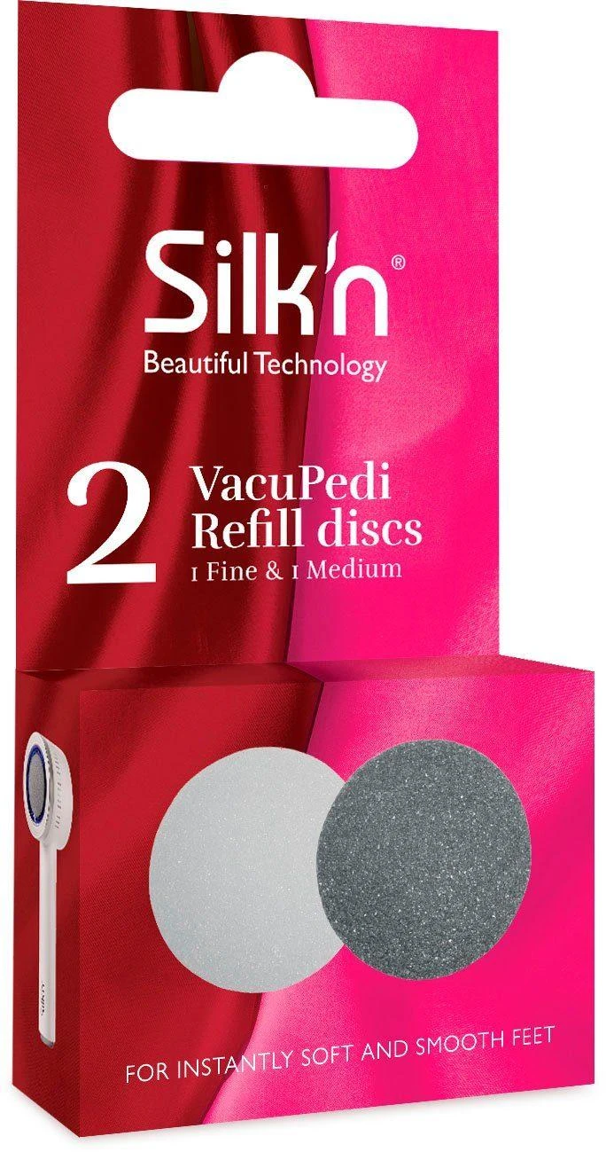 Šveitimo diskeliai pėdų šveitikliui Silk'n VacuPedi Soft&Medium (2 vnt.)
