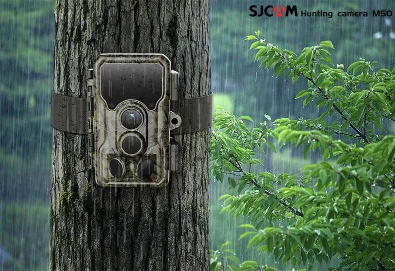 SJCAM M50 rudos spalvos kamerų gaudyklė