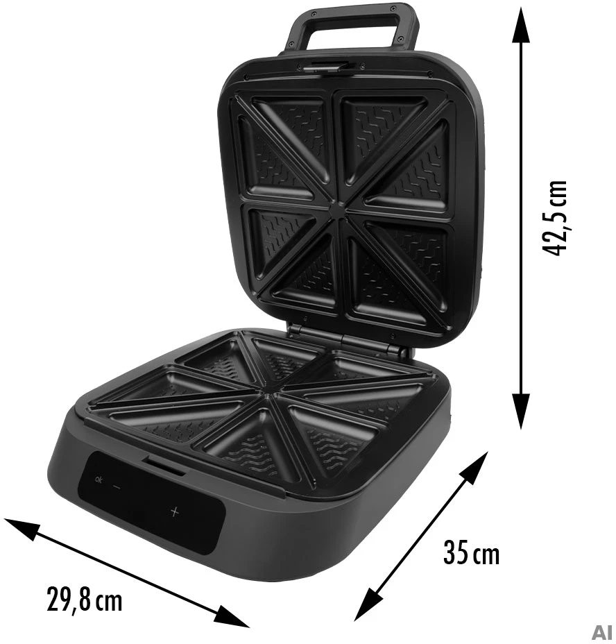 Skrudintuvas Gastroback 42469 Sandwichmaker Snack Station 4XL Advanced