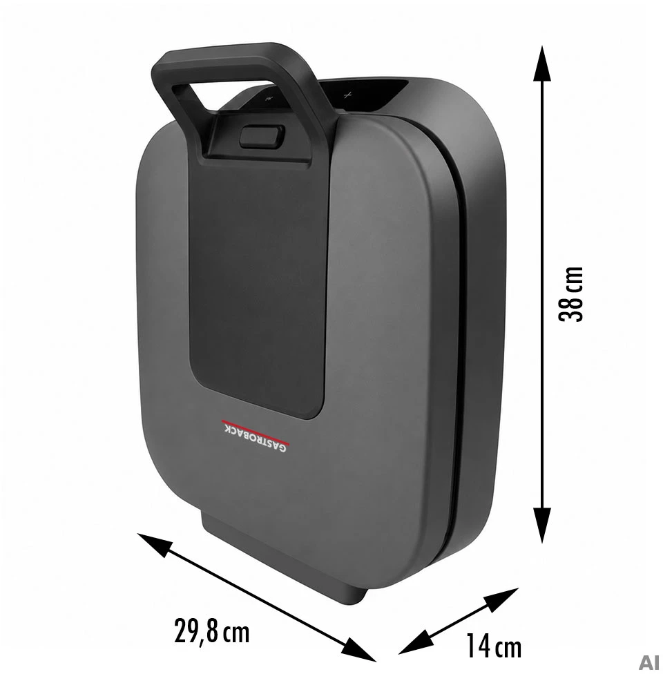 Skrudintuvas Gastroback 42469 Sandwichmaker Snack Station 4XL Advanced