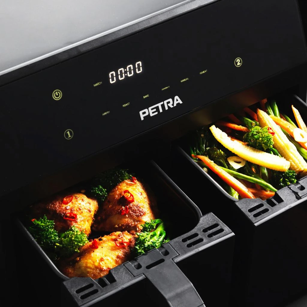 Gruzdintuvė Petra PT4750BLKVDEEU7 Dual Air Juodas 3,7L