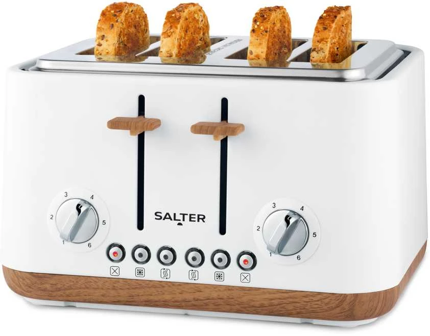 Salter EK5823WHTVDE Toronto 4 riekelių skrudintuvas