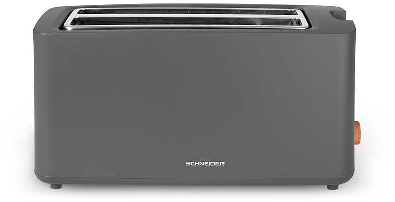 Skrudintuvas Schneider Elektro sprzęty i priedai Fjord Collection Long Slot Toaster Juodas