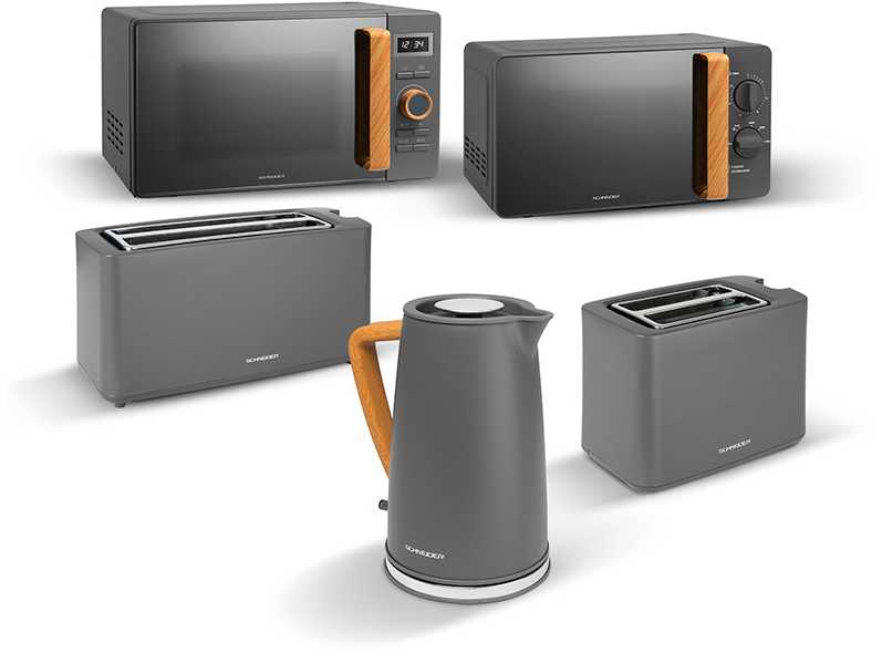 Skrudintuvas Schneider Elektro sprzęty i priedai Fjord Collection Long Slot Toaster Juodas