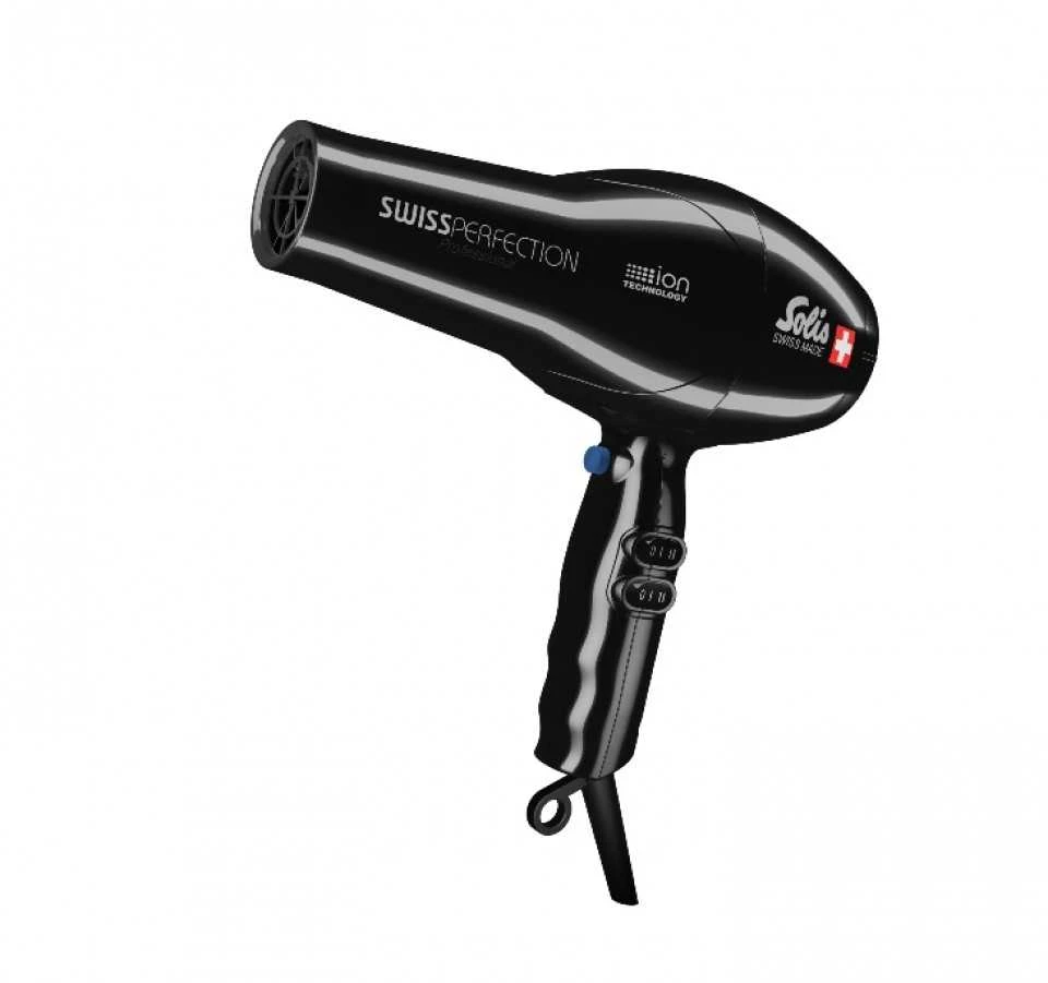 SLS Solis Swiss Perfection plaukų džiovintuvas 2300 W Juoda