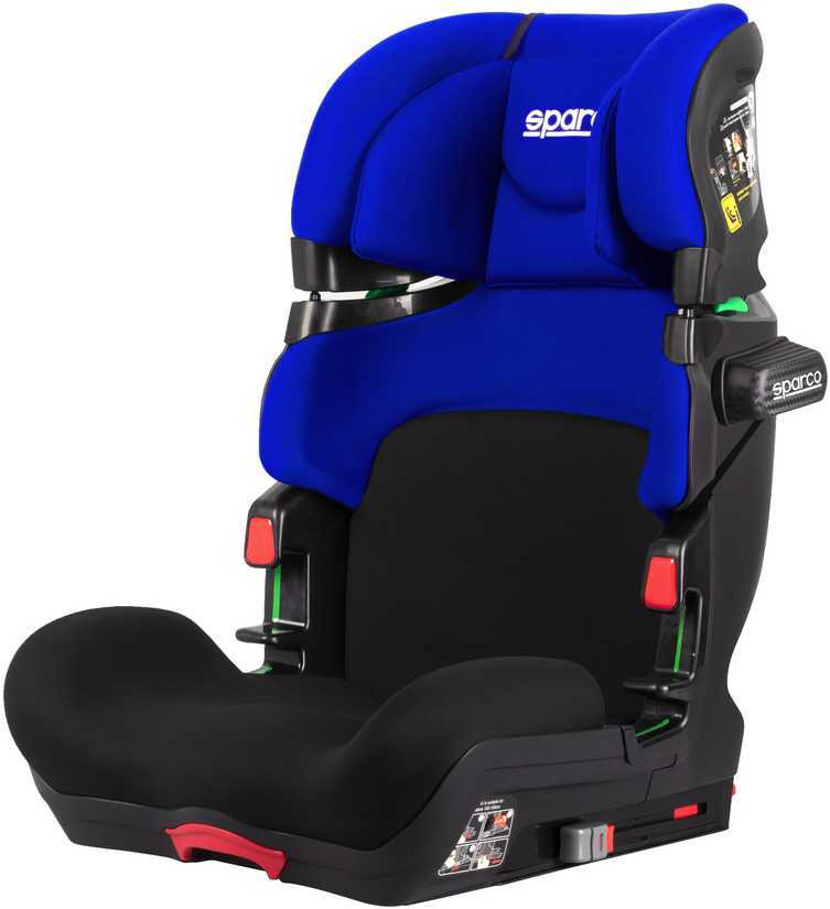 Sparco SK800 Mėlyna Isofix 9-36 Kg (SK800IG23BL)