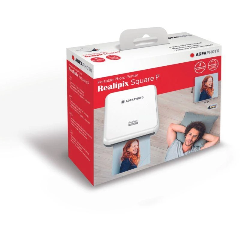 Spausdintuvas AgfaPhoto Square ASQP33WH, baltas