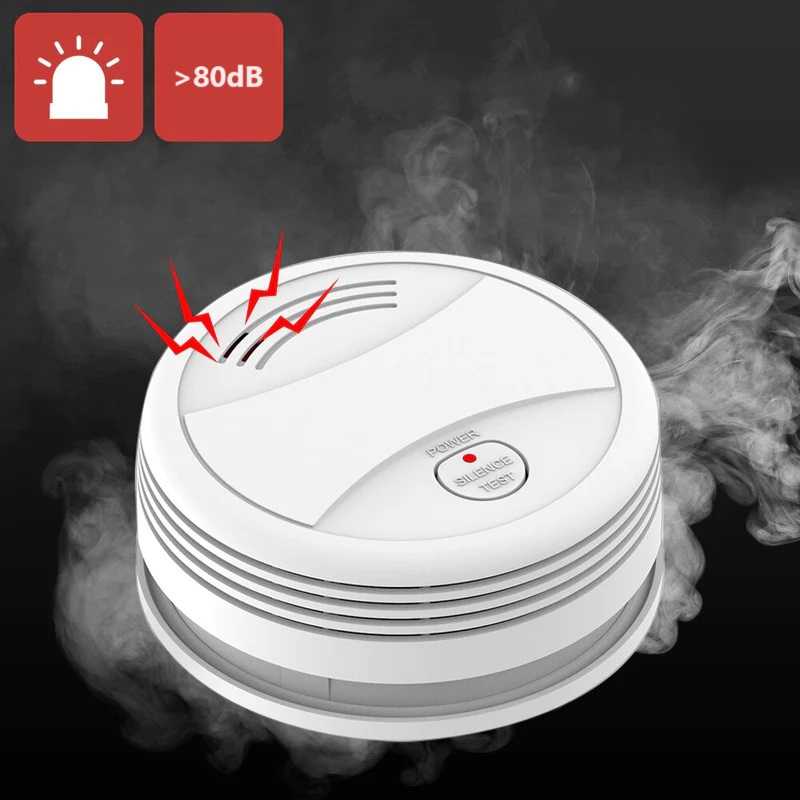 Spring Smart WiFi Photoelectric Smoke Detektor, Baltas
