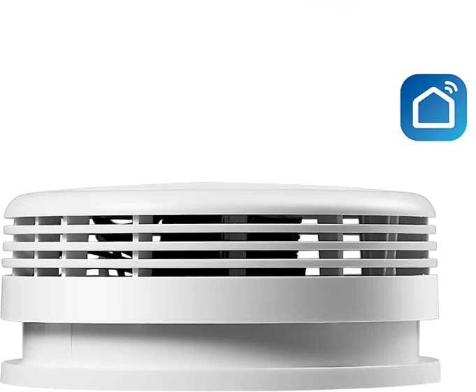 Spring Smart WiFi Photoelectric Smoke Detektor, Baltas
