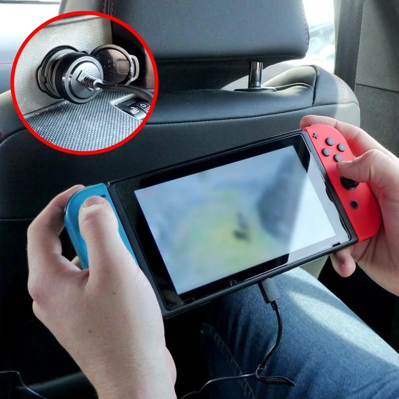 Subsonic Ikigarsinis automobilinis įkroviklis, skirtas Nintendo Switch / Lite / Oled / Sa5408