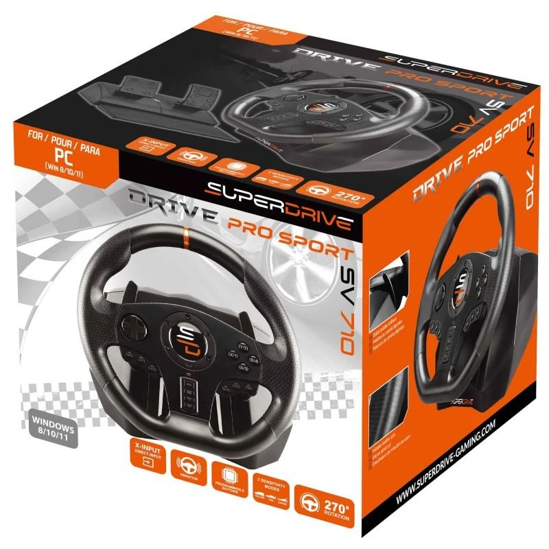 „Vairas Subsonic SuBsonic Superdrive Drive Pro Sport SV710“ – dviračių ir pedalų komplektas