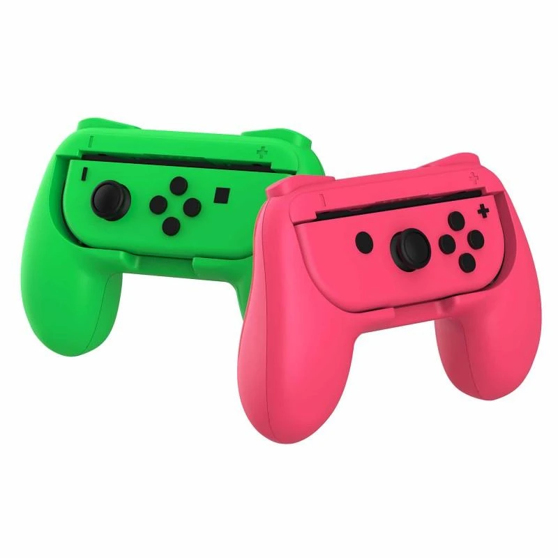 Subsonic Duo Control Grip Colorz - Rožinė &amp; Žalias (Switch / Switch Lite / Switch Oled)