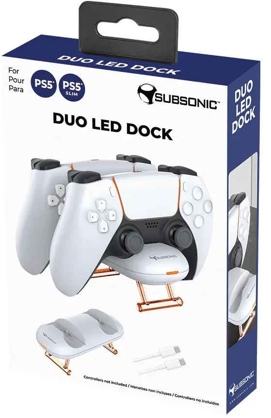 „Subsonic Duo“ LED dokas – PS5/PS5 Slim