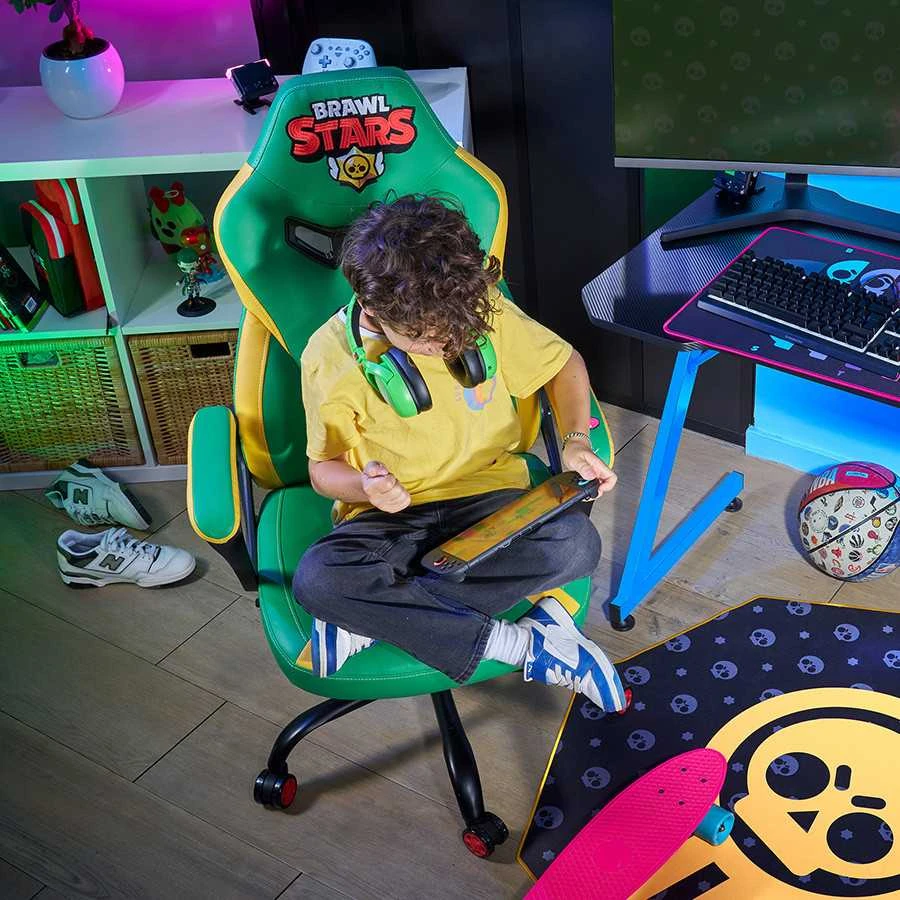 „Subsonic Junior“ žaidimų sėdynė „Brawl Stars Leon“
