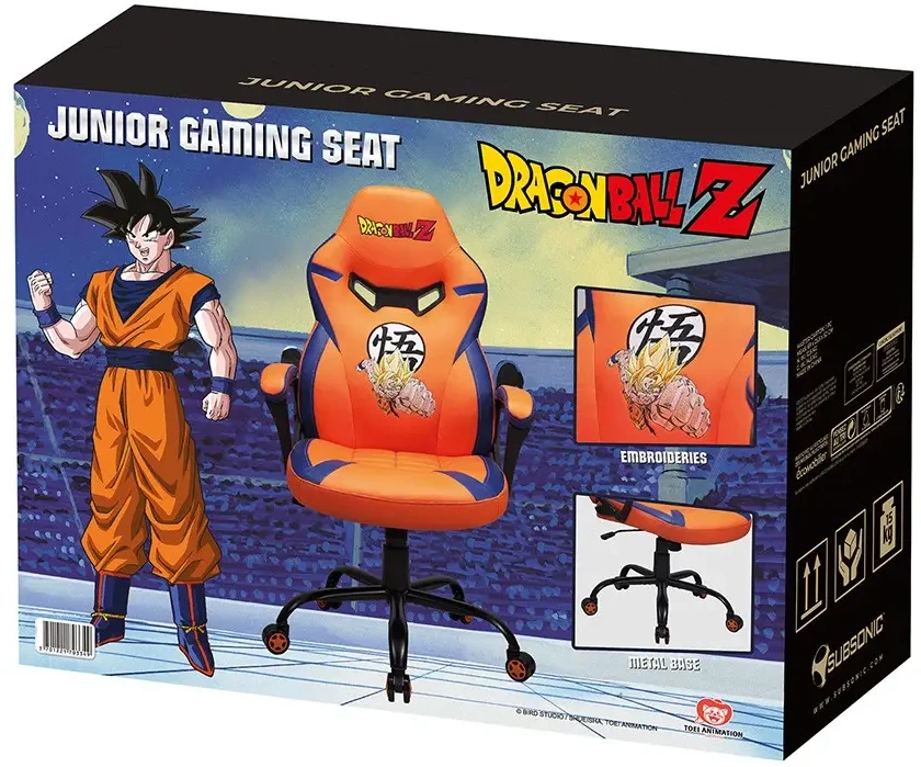 Fotel Subsonic SuBsonic Dragonball Super Saiyan – jaunesniųjų žaidimų kėdė