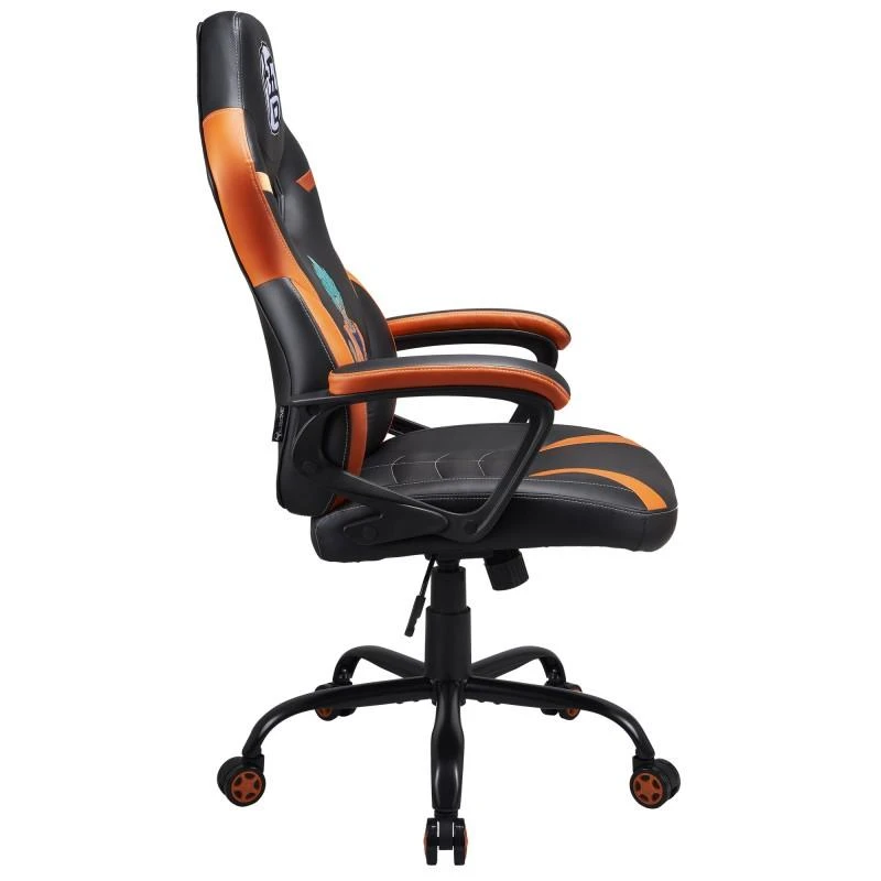 Subsonic kėdė Subsonic SA5573-D4 žaidimų kėdė žaidimų kėdė paminkštinta minkšta sėdynė juoda, oranžinė