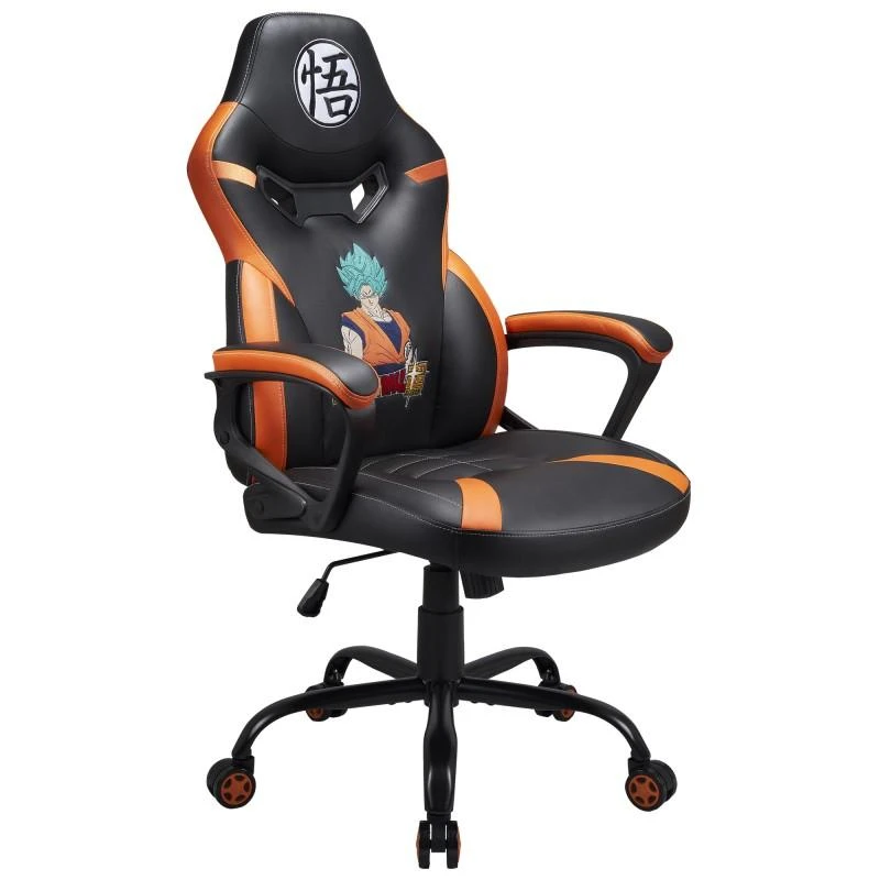 Subsonic kėdė Subsonic SA5573-D4 žaidimų kėdė žaidimų kėdė paminkštinta minkšta sėdynė juoda, oranžinė