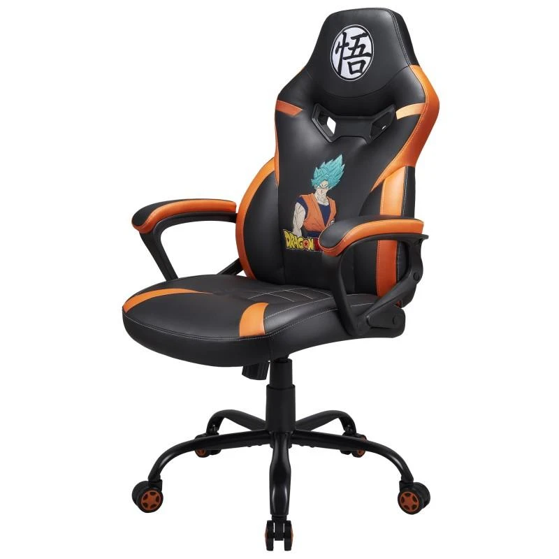 Subsonic kėdė Subsonic SA5573-D4 žaidimų kėdė žaidimų kėdė paminkštinta minkšta sėdynė juoda, oranžinė