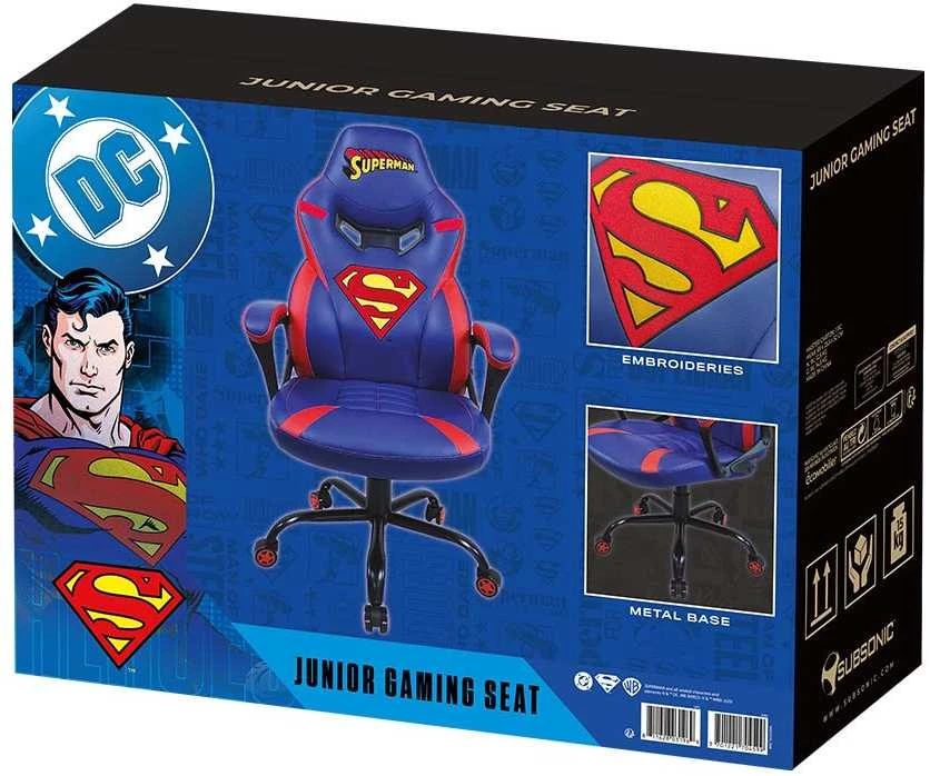„Subsonic Junior Gaming“ sėdynė „Superman“
