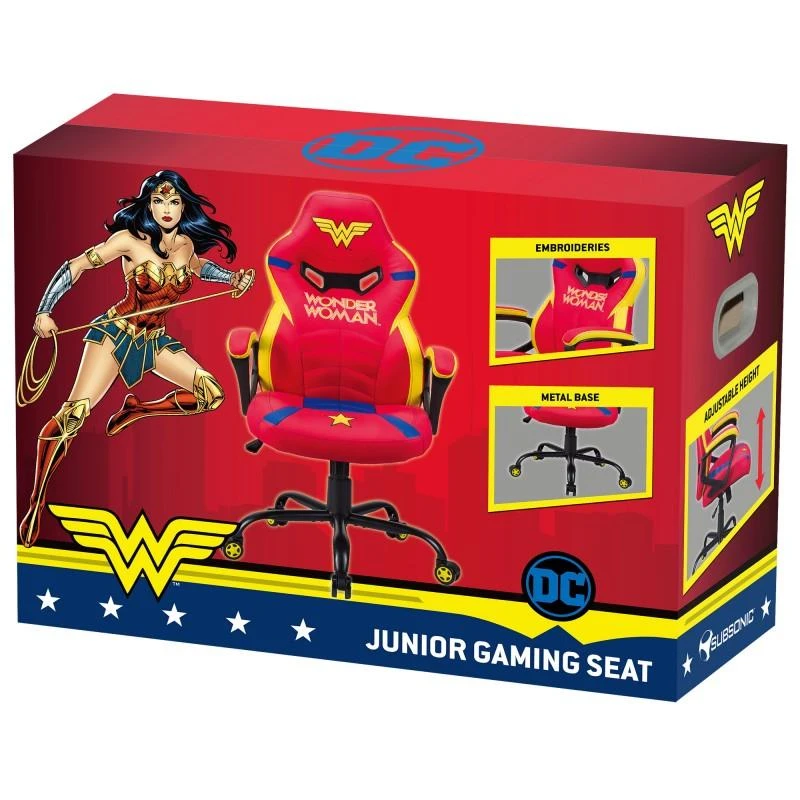 „Subsonic Junior Gaming“ sėdynė „Wonder Woman“