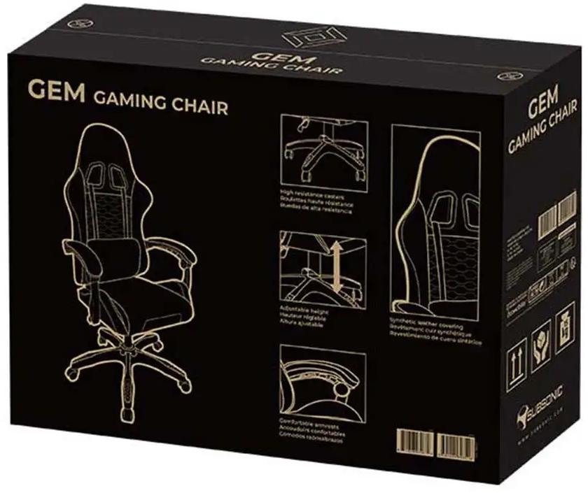 Subsonic Juodas Gaming Chair GEM