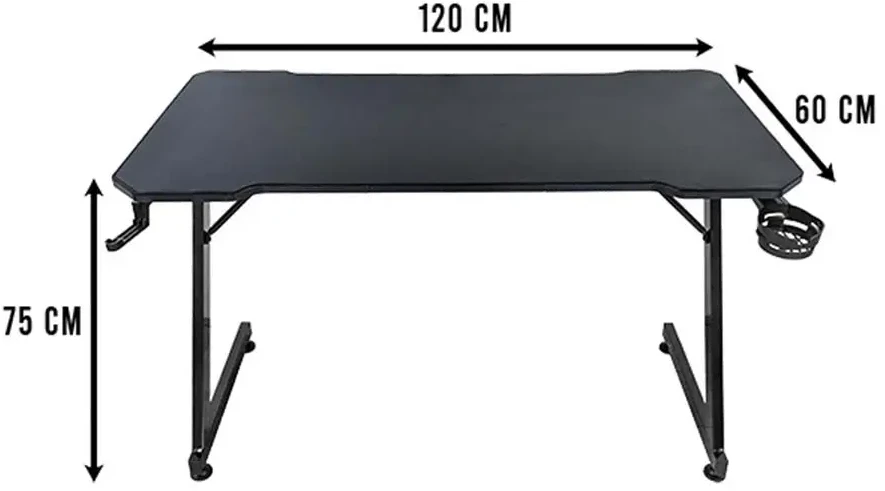 Subsonic Juodas Gaming Desk GEM