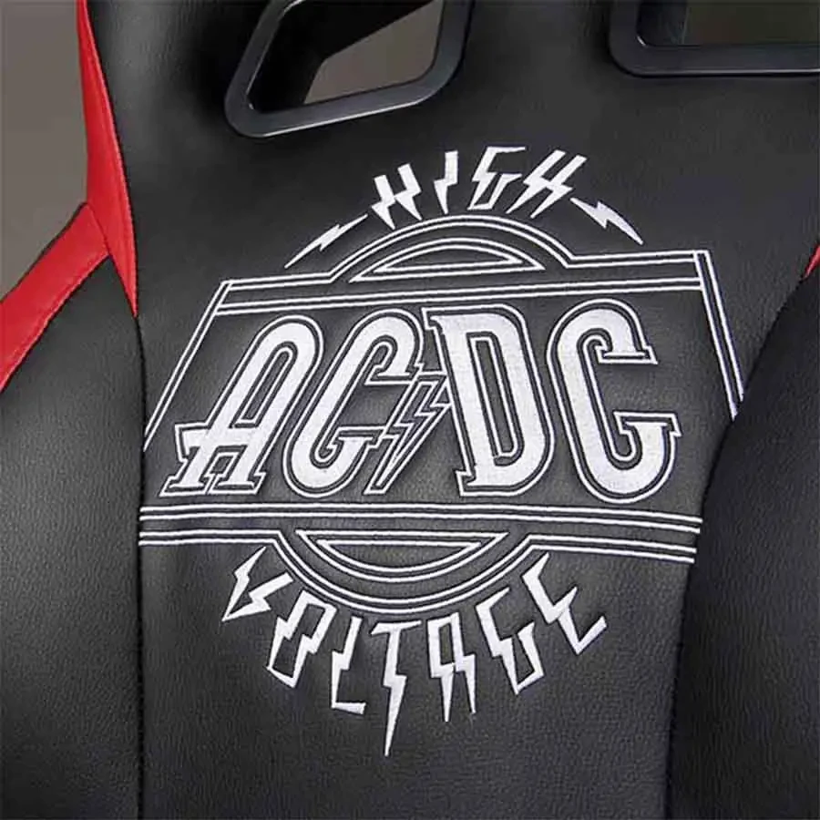 Originali „Subsonic“ žaidimų sėdynė AC/DC