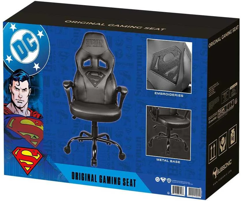 Originali žaidimų sėdynė „Subsonic Superman“