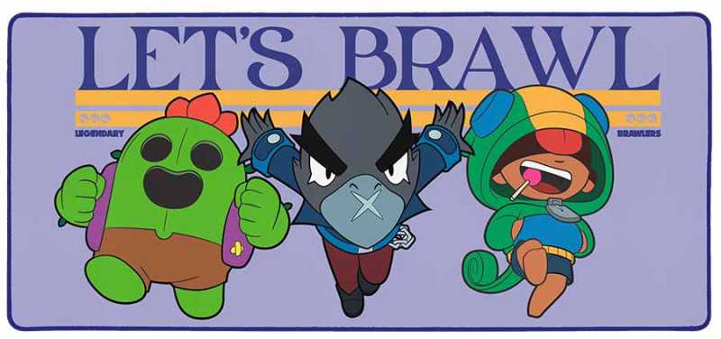 Subsonic Pelės kilimėlis žaidimams XXL Brawl Stars Legendary